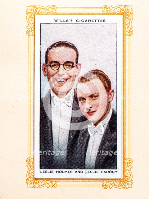 Leslie Holmes and Leslie Sarony, 1934. Artist: Unknown.
