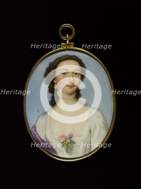 Portrait of a young woman, between 1700 and 1750. Creator: English School.
