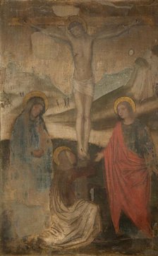 The Crucifixion with Virgin, St John and Magdalen, 1470-1523. Creator: Ambrogio Bergognone.
