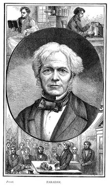 Michael Faraday, British physicist and chemist, 1881 Artist: Unknown