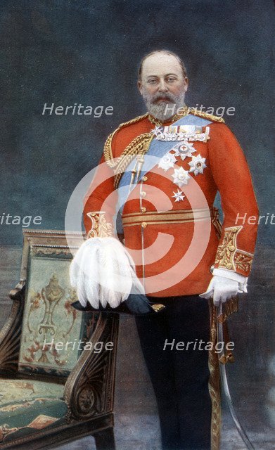King Edward VII, early 20th century.Artist: W&D Downey