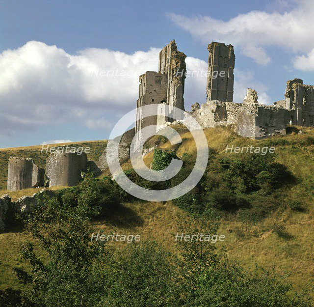 Corfe Castle, 11th century. Artist: William the Conqueror