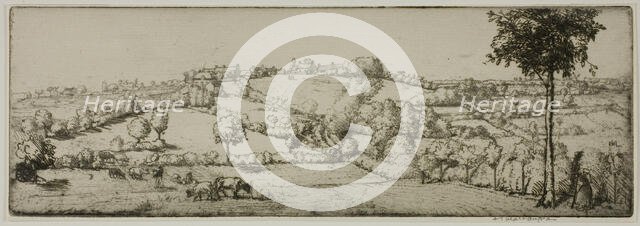 Landscape, Brittany, 1907. Creator: Donald Shaw MacLaughlan.