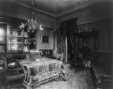 Barber house, Washington, D.C. - dining room, between 1890 and 1950. Creator: Frances Benjamin Johnston.