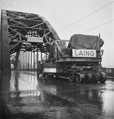 Tyne Bridge, Newcastle upon Tyne, 11/1949. Creator: John Laing plc.