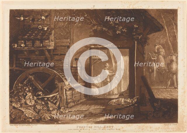 Pembury Mill, Kent, published 1808. Creator: JMW Turner.