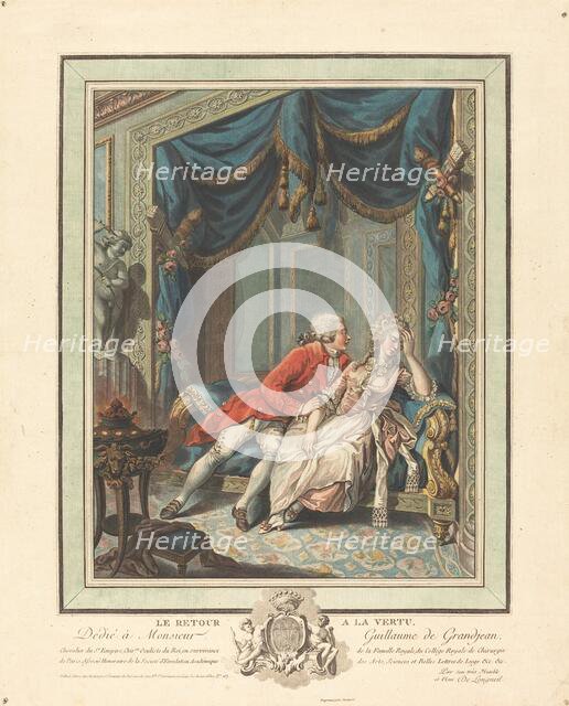 Le retour a la vertu. Creator: Joseph de Longueil.