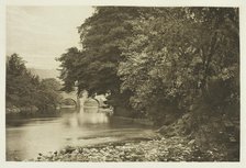 Rowsley Bridge, on the Derwent, 1880s. Creator: Peter Henry Emerson.
