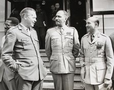 General Sir Richard Hull, Chief of the General Staff talking with Lt-Col. J.C.H. Serette..., 1964. Creator: Unknown.