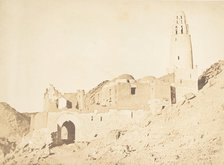 Mosquée de Belal, au Sud de Philae (Rive droite), April 11, 1850. Creator: Maxime du Camp.