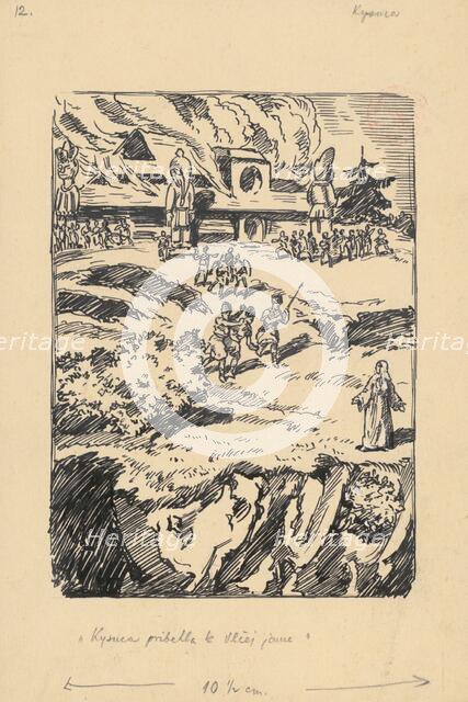 The Kysuca Runs to Vlcia Jama, 1928. Creator: Andrej Kovacik.