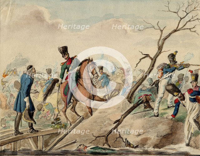 An Episode from the Battle of Leipzig. Artist: Anonymous 