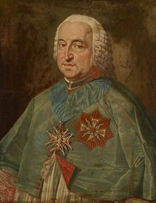 Portrait of Teodor Kazimierz Czartoryski (1704-1768), Bishop of Poznan, between 1742-1768. Creator: Antoni Brygierski.