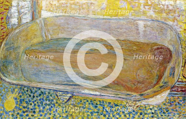 Big Bathtub (Nude), 1937-1939. Artist: Bonnard, Pierre (1867-1947)