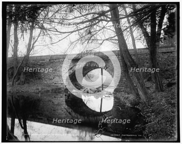 Farnum Bridge, Richfield Springs, N.Y., between 1898 and 1901. Creator: Unknown.
