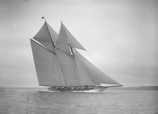 The schooner 'Meteor IV', 1911. Creator: Kirk & Sons of Cowes.