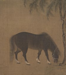 Horse and Willow Tree, early 15th century. Creator: Unknown.