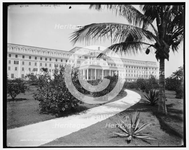 Hotel Royal Palm i.e. Royal Palm Hotel, Miami, Fla., c1900. Creator: William H. Jackson.