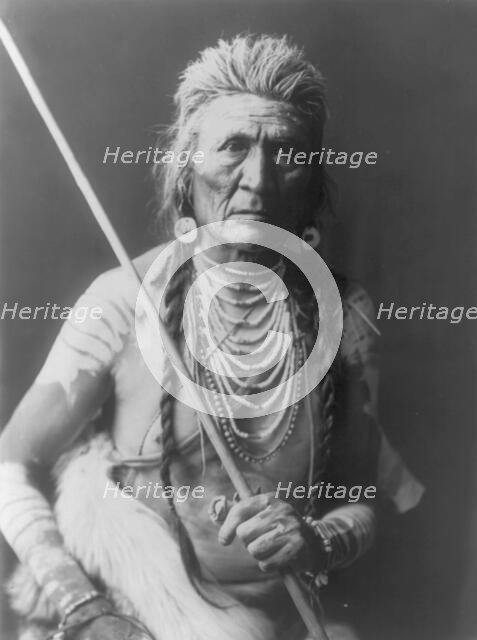 Wolf-Apsaroke, c1908. Creator: Edward Sheriff Curtis.