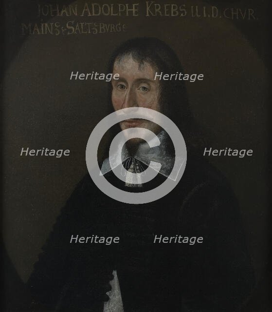Johan Adolf Krebs, c17th century. Creator: Anon.