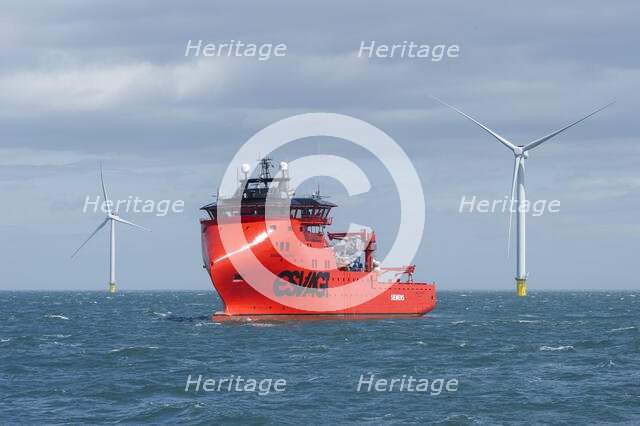 Westermost Rough Wind Farm, 2015. Creator: Alun Bull.