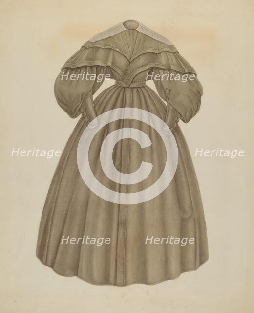 Dress, c. 1937. Creator: Gertrude Lemberg.