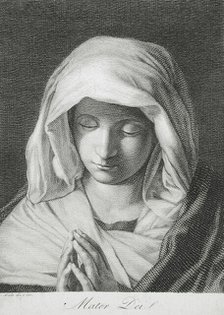 Madonna in Prayer, 18th century. Creator: Giuseppe Dala.
