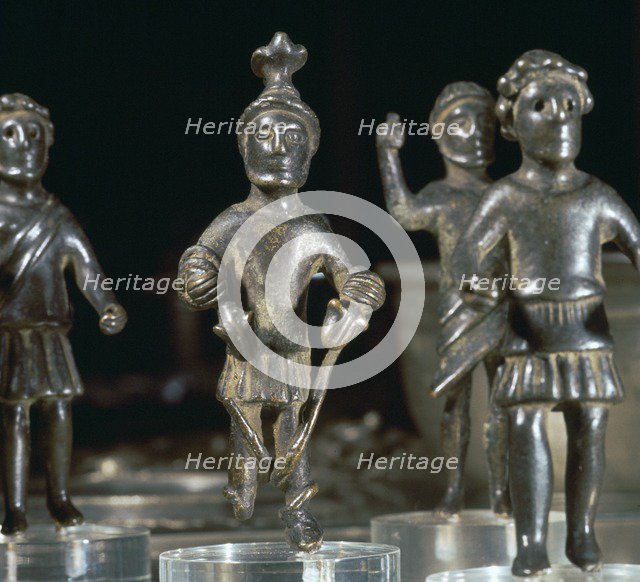 Romano-British bronze statuette of Mars, 3rd century. Artist: Unknown