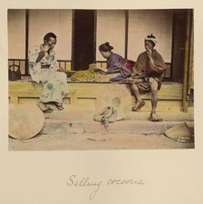 Selling Cocoons, about 1873-1883. Creator: Shinichi Suzuki I.