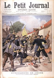 Assassination of Baron Ketteler, Beijing, 1900. Artist: Unknown