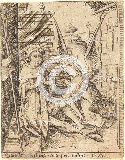 Saint Roch, c. 1490/1500. Creator: Israhel van Meckenem.