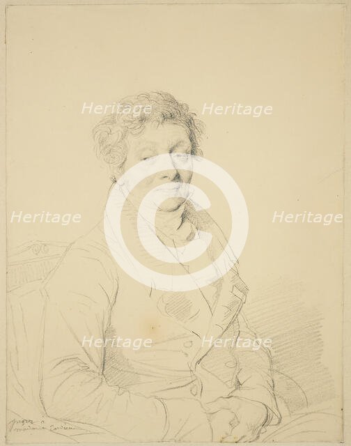Pierre Alexandre Tardieu, c. 1825. Creator: Jean-Auguste-Dominique Ingres.