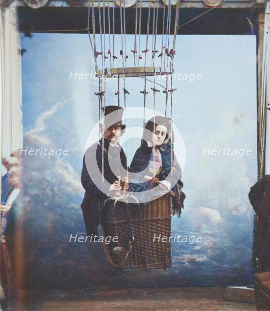 [Nadar with His Wife, Ernestine, in a Balloon], ca. 1865, printed 1890s. Creator: Nadar.