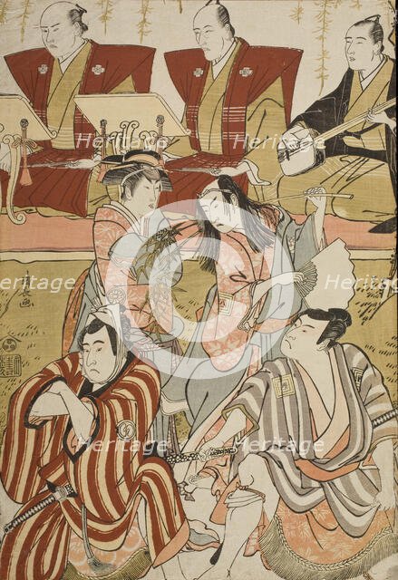 Scene froma Kabuki play, Mid-late 1780s. Creator: Torii Kiyonaga.