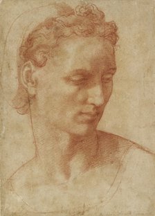 Head of a Woman, early 16th century. Artist: Baccio Bandinelli.