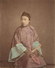 Fille de Shanghai, 1870s. Creator: Baron Raimund von Stillfried.