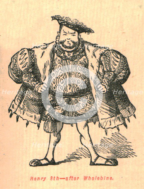 'Henry 8th - after Wholebine', 1897.  Creator: John Leech.