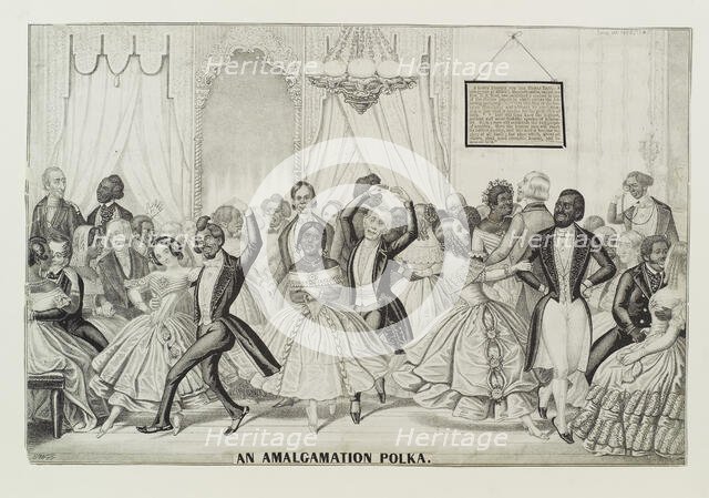 An amalgamation polka, 1845. Creator: Edward Williams Clay.