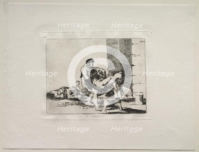 The Horrors of War: To The Cemetery. Creator: Francisco de Goya (Spanish, 1746-1828).