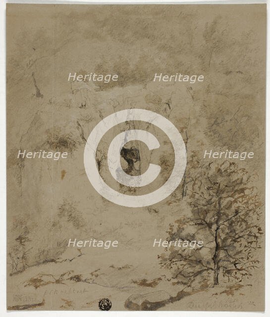 Rocky Landscape, 1832. Creator: Barend Cornelis Koekkoek.