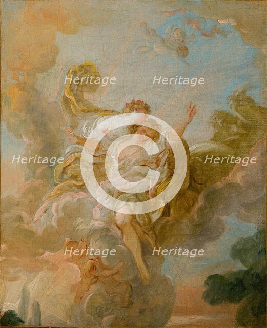 Allegorical Figures, c1770. Creator: Jean Simon Berthelemy.