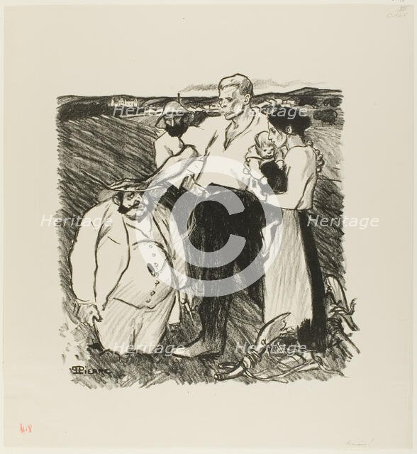 Tommorrow!, 1894. Creator: Theophile Alexandre Steinlen.