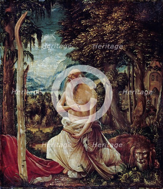 The Repentant Saint Jerome, 1507. Artist: Altdorfer, Albrecht (c. 1480-1538)