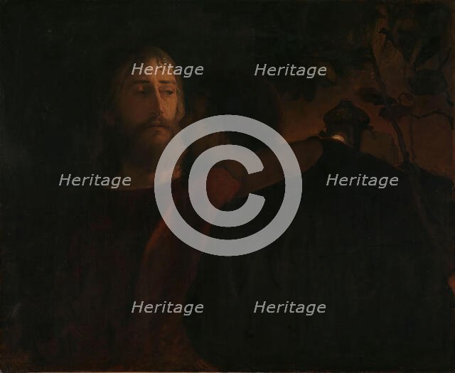 Judas Iskariot, 1878. Creator: Eilif Peterssen.