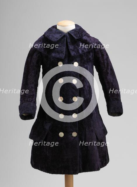 Coat, French, 1882. Creator: Unknown.