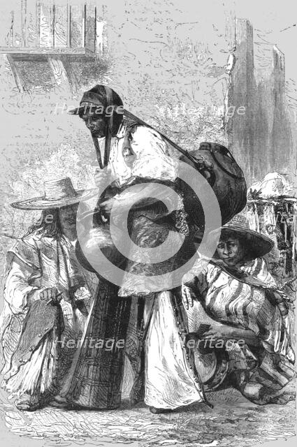 'Mexican Water-Carrier (Aguador); A Zigzag Journey through Mexico', 1875. Creator: Unknown.