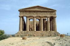 The Temple of Concordia, Agrigento, Sicily, Italy. Artist: Samuel Magal