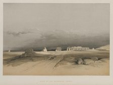 Egypt and Nubia, Volume II: Ruins of Memnonium, Thebes, 1847. Creator: Louis Haghe (British, 1806-1885); F.G.Moon, 20 Threadneedle Street, London.