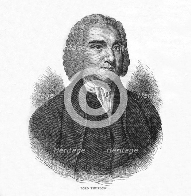 Lord Thurlow, British lawyer and Tory politician, c1800 (1878). Artist: Unknown.