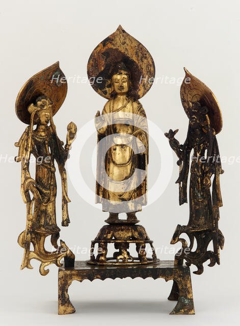 Buddhist altarpiece, Sui dynasty, 597. Creator: Unknown.